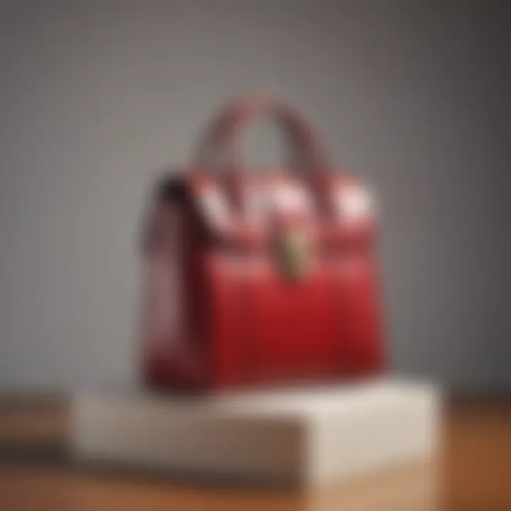 Variety of Bally leather bags exhibiting design evolution.