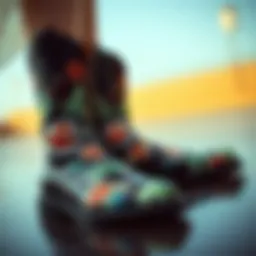 Exquisite boots showcasing advanced printing techniques