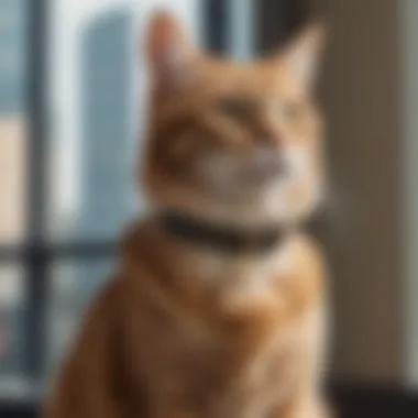Trendy Fashion for Cats: Stylish Collars Trendy cat wearing a stylish collar