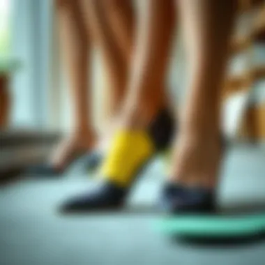 Diverse Styles of Height Enhancing Insoles Innovative design of height enhancing insoles showcasing various styles