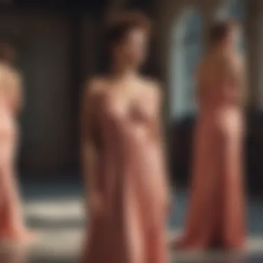 Models of different body types wearing maxi dresses