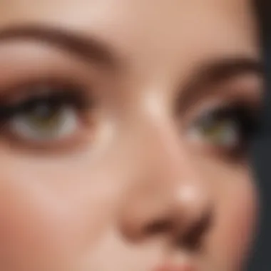 Application Techniques for False Lashes Illustration of effective application techniques for false lashes.