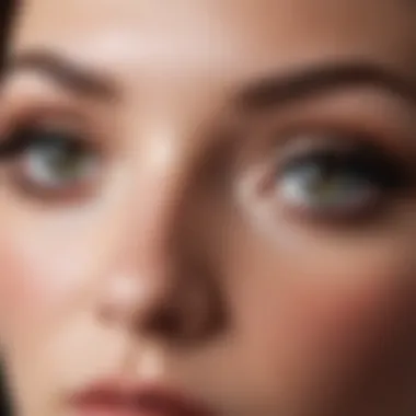 Variety of Short Thick False Lashes Diverse styles of short thick false lashes displayed elegantly.