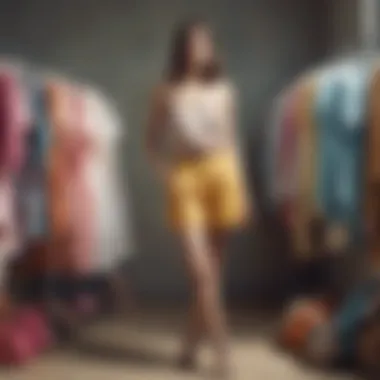 Chic Summer Wardrobe with Yops A chic summer wardrobe featuring various styles of yops