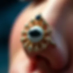 Symbolic representation of the evil eye in jewelry design