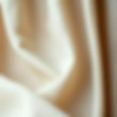 A close-up of the fabric texture of a maxi sarong skirt demonstrating eco-friendly materials.