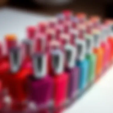 Vibrant Spectrum of Nina Nail Polish Shades A vibrant spectrum of Nina Nail Polish shades.