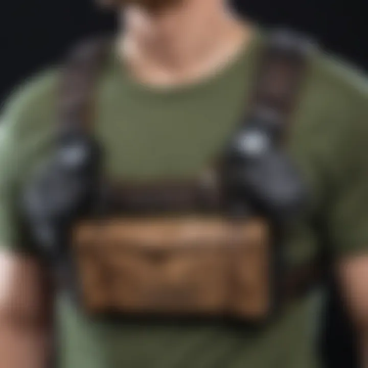 A variety of chest packs made from different materials, highlighting their versatility.