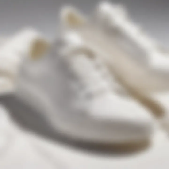 Sustainable materials used in the production of modern tabi sneakers.