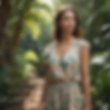 Layering Techniques in Tropical Setting Layering techniques for casual dresses in a tropical setting