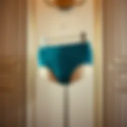 Stylish shapewear boyshorts on display with elegant background