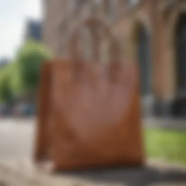 Various sustainable materials used in contemporary Cambridge bags.