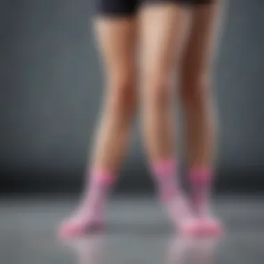 Diverse Styles of Non-Slip Socks for Active Wear Different styles of non-slip socks arranged aesthetically