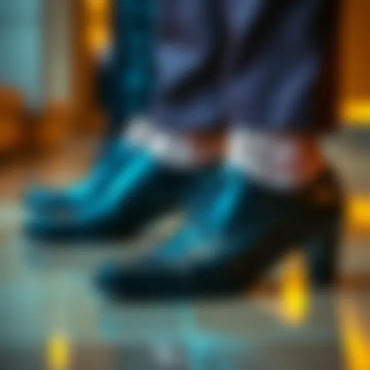 Visual guide illustrating ideal heel heights for various body types